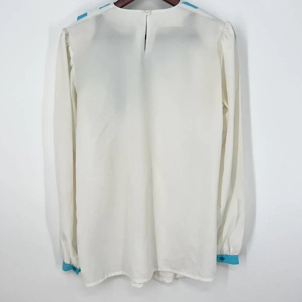 Tall Collection Vintage Womens Size 14 or Large L 1980’s 1990’s Blouse Shirt Top - Picture 4 of 6